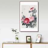 【已售】陳薪名《花開富貴》 第六屆全國花鳥畫展金獎獲得者