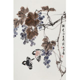 【已售】陳薪名《珠光》 中美協(xié)會(huì)員 第六屆全國(guó)花鳥畫展金獎(jiǎng)獲得者