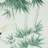 【已售】凌雪 四尺斗方《竹報平安》 北京美協(xié)會員