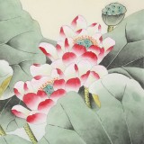 【已售】凌雪 四尺斗方《和和美美》 北京美協(xié)會(huì)員