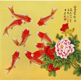 凌雪 四尺斗方《富貴有余》 北京美協會員