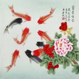 【已售】凌雪 四尺斗方《富貴有余》 北京美協(xié)會員