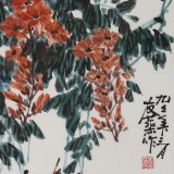 鄒友蒸 《無限春暉》1993年作 已故山野派繪畫大家