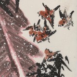 鄒友蒸 《雀趣》 已故山野派繪畫(huà)大家