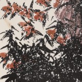 鄒友蒸 《雀趣》 已故山野派繪畫(huà)大家