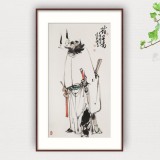 【已售】連紅武 三尺《鎮(zhèn)宅圖》 徐悲鴻畫(huà)院華北分院副院長(zhǎng)