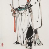 【已售】連紅武 三尺《鎮(zhèn)宅圖》 徐悲鴻畫(huà)院華北分院副院長(zhǎng)