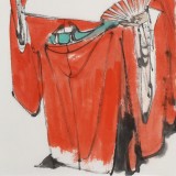 【已售】連紅武 四尺三開《鎮(zhèn)宅圖》 徐悲鴻畫院華北分院副院長(zhǎng)