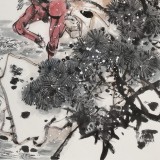 連紅武 三尺《觀滄海》 徐悲鴻畫(huà)院華北分院副院長(zhǎng)