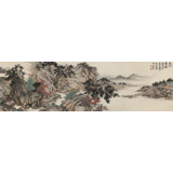 吳顯剛 六尺《溪山清遠(yuǎn)》 貴州七星關(guān)美協(xié)主席