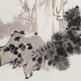 連紅武 三尺《問道圖》 徐悲鴻畫院華北分院副院長