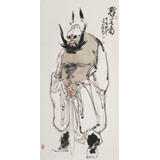 連紅武 三尺《鎮(zhèn)宅圖》 徐悲鴻畫院華北分院副院長