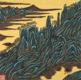 原中文聯(lián)編輯部主任 閻世宏 四尺斗方《黃山》（詢價(jià)）