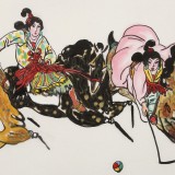 王永剛 四尺《唐女馬球圖》 78歲國家一級美術(shù)