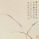 【已售】覃得住 工筆畫《荷香圖》 千竹書院成員 師從方嚴(yán)