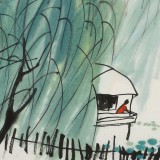 王永剛 三尺斗方《湖上春意》 國家一級美術(shù)師（詢價）