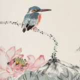 陳薪名《荷塘清香》 中美協(xié)會員 第六屆全國花鳥畫展金獎獲得者