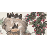 王永剛 四尺《年尾陽(yáng)》 國(guó)家一級(jí)美術(shù)（詢價(jià)）