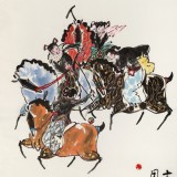 王永剛 四尺《大唐風(fēng)采》 國家一級美術(shù)（詢價）