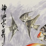 王永剛 六尺《神仙世界》 國家一級美術師（詢價）