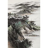 劉金河 四尺三開《江南春早》 中美協(xié)會(huì)員 （詢價(jià)）