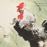 鄒本財 團扇《春風得意》 公主嶺市美協(xié)常務副主席