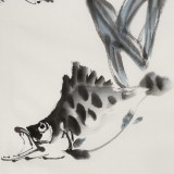 庾超然 三尺《有余圖》 黃鶴樓書畫院院長