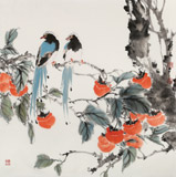 【已售】陳薪名 四尺斗方《事事如意》中美協(xié)會員吉祥水墨 第六屆全國花鳥畫展金獎獲得者