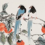 【已售】陳薪名 四尺斗方《事事如意》中美協(xié)會員吉祥水墨 第六屆全國花鳥畫展金獎獲得者