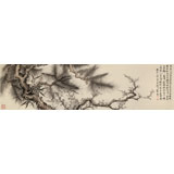 吳顯剛六尺對開《歲寒三友》貴州七星關(guān)美協(xié)主席