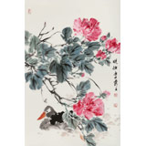 【已售】陳薪名《曉?shī)y》中美協(xié)會(huì)員 第六屆全國(guó)花鳥畫展金獎(jiǎng)獲得者