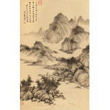 【已售】吳顯剛 四尺三開(kāi)《林泉高致》 貴州七星關(guān)美協(xié)主席