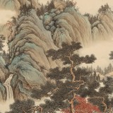 【已售】吳顯剛 《溪橋松風(fēng)圖》 貴州七星關(guān)美協(xié)主席