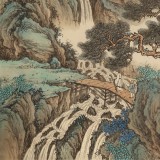 【已售】吳顯剛 《溪橋松風(fēng)圖》 貴州七星關(guān)美協(xié)主席