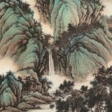 吳顯剛 《晴峰云壑圖》 貴州七星關美協(xié)主席