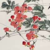 【已售】陳薪名《凌云志》 第六屆全國花鳥畫展金獎獲得者