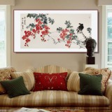 【已售】陳薪名《凌云志》 第六屆全國花鳥畫展金獎獲得者