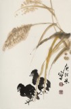 庾超然 四尺三開(kāi)《蘆花深處》 黃鶴樓書(shū)畫(huà)院院長(zhǎng)