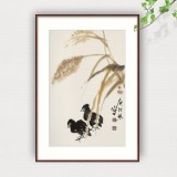 庾超然 四尺三開(kāi)《蘆花深處》 黃鶴樓書(shū)畫(huà)院院長(zhǎng)