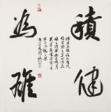 姚宏宇 三尺斗方草書《積健為雄》