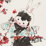 【已售】張乃成 《福娃》 中美協(xié)會員 原蕪湖市美協(xié)主席