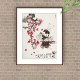 【已售】張乃成 《福娃》 中美協(xié)會員 原蕪湖市美協(xié)主席