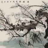 張詠梅  小六尺《清影搖春》 中美協(xié)會員 河南太康美協(xié)副主席