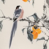 【已售】陳薪名 三尺《事事如意》中美協(xié)會員 第六屆全國花鳥畫展金獎獲得者