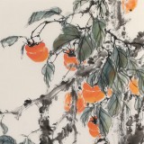 【已售】陳薪名 四尺《事事如意》中美協(xié)會員 第六屆全國花鳥畫展金獎獲得者