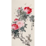 陳薪名 三尺《春暉》中美協(xié)會(huì)員 第六屆全國花鳥畫展金獎(jiǎng)獲得者