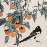 【已售】陳薪名 四尺《事事如意》中美協(xié)會員 第六屆全國花鳥畫展金獎獲得者