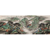 張衍緯  小六尺精品《春山疊翠響流泉》中美協(xié)會(huì)員 遼寧省美協(xié)理事