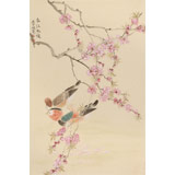 張瑰麗 四尺三開工筆《春江水暖》 湖南省美術(shù)家協(xié)會會員