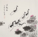 何華賢 四尺斗方《清趣圖》 潁淮書畫名家